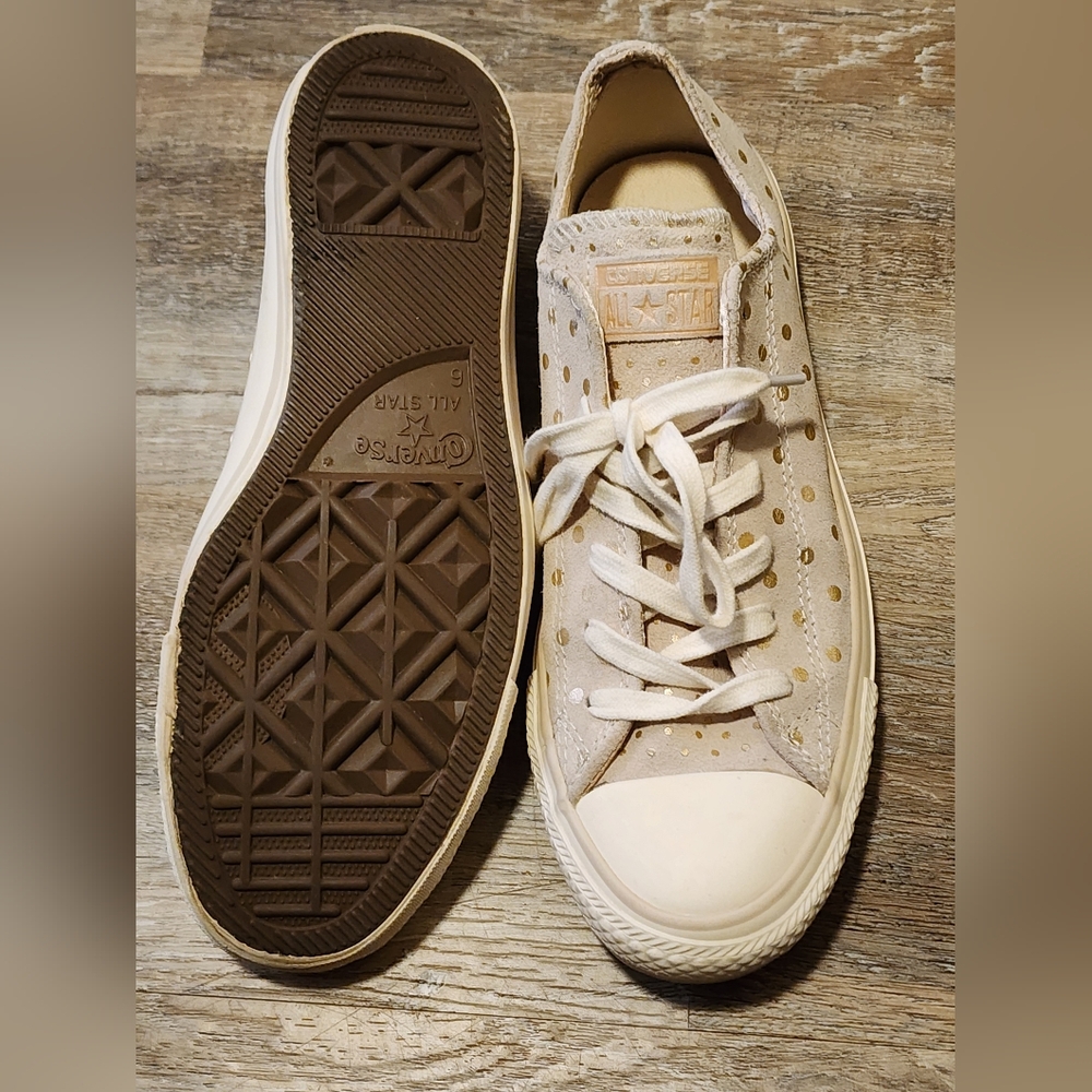 Chuck Taylor All Star Polka Dot Converse Sz. 8 - Picture 2 of 5